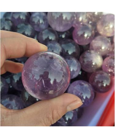 Natural Crystal Rough Natural Sphere Natural Amethyst Crystal Sphere Ball 35mm-40mm 1pc for Decoration Gift Decoration feng Shui. - Buy Online on GoSupps.com
