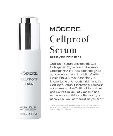 Modere CellProof Serum - Advanced Facial Serum That Supports Skin Barrier Health Hydration Firmness and A Smoother Youthful-Looking Glow - 30 mL - Buy Online on GoSupps.com