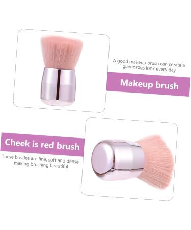 Ipetboom Mushroom Head Makeup Brush Powder Blush Brush Blending Brush Makeup Brush Tool Makeup Stippling Brush Highlighter Blusher Stick Portable Brush Artificial Fiber Mild Cosmetic Pink - Buy Online on GoSupps.com