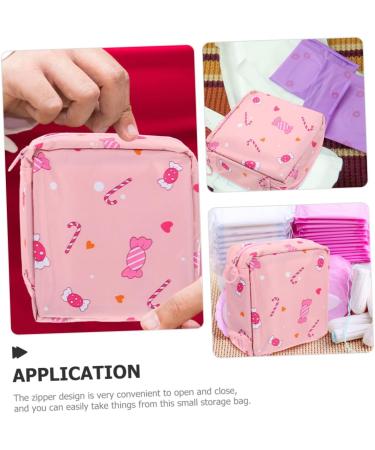 Gleavi 2-Piece Period Pocket Zipper Bag | Compact Storage for Menstrual Pads | Practical & Beautiful Design for Easy Monthly Organization - Buy Online on GoSupps.com