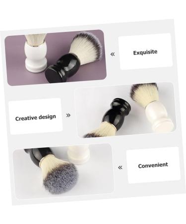 Frcolor Manual Razor Brush Set | Foaming Shaving Tool & Mustache Accessories | Multi-Purpose Wooden Handle Brushes for Men - Buy Online on GoSupps.com