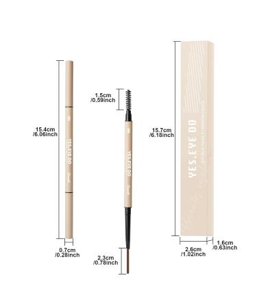 Grey Eyebrow Pencil for Older Women - Soft Retractable & Waterproof | YES.EYE DO - Buy Online on GoSupps.com
