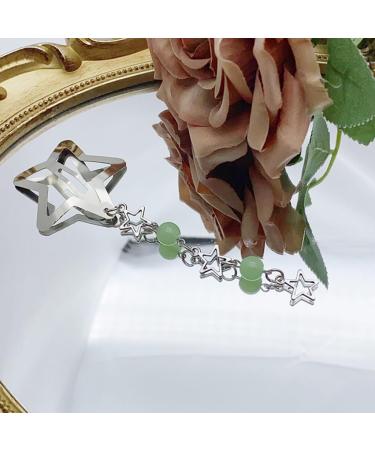 hgnxa Star Fringe Pendent Hair Clip Hairpin with Pentastar Decoration Colorful Hair Barrette for Girls Style Ornaments Yellow - Buy Online on GoSupps.com