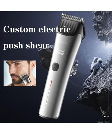 Professional Stainless Steel Hair Clippers for Men - Rechargeable Electric Hair Trimmer & Beard Clipper - Buy Online on GoSupps.com