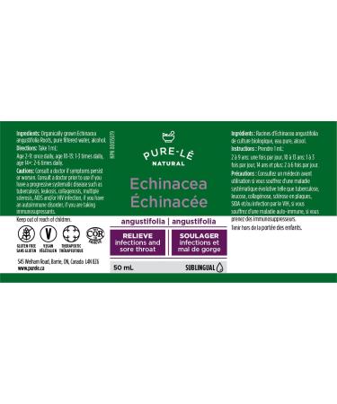 Echinacea Angustifolia Root Super Strength Holistically Standardized Fluid Extract 50ml - Buy Online on GoSupps.com