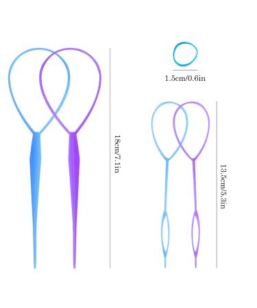 SourceTon Hair Ties - 2500 Colorful Mini Rubber Bands & Topsy Tail Tool for Toddlers & Girls - Ideal for Hair Styling & Accessories - Buy Online on GoSupps.com