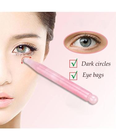 Massage Stick Acupoint Probe Jade Tool from Face Eye Shadow Body Pressing Energy Stone 1Pcs (Color : 1pc Rose Quartz) - Buy Online on GoSupps.com