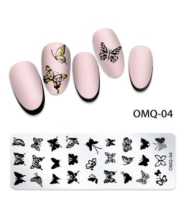 Buy 1 Set Flower & Geometry Image Stencils Cartoon Pattern Nail Stamping Plates | International Shipping Available - Buy Online on GoSupps.com