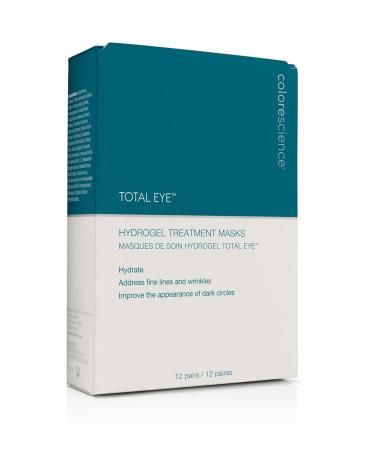 Colorescience Total Eye Hydrogel Treatment Masks - 12 ct | Hydrate & Brighten Eyes - Fast International Shipping - Buy Online on GoSupps.com