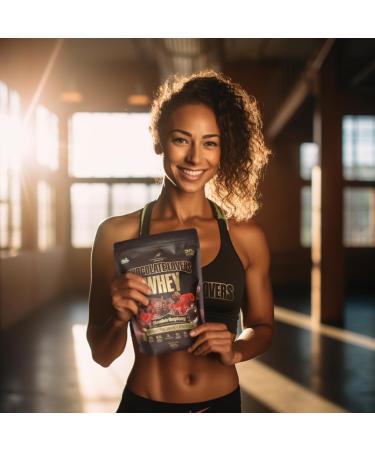 CONFIDENT SPORTS CHOCOLATE LOVERS WHEY 100% Pure Whey Protein 20g of delicious protein per serving CHOCOLATE RASPBERRY - 2 Pound 30 Servings - Buy Online on GoSupps.com