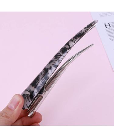 Lurrose 6-Piece Large Duck Beak Hair Clips - Leopard Pattern Alligator Clips for Women & Girls - Random Colors - Stylish & Durable Hair Accessories - Buy Online on GoSupps.com