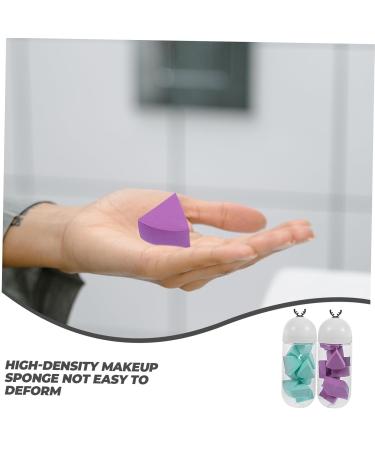 Didiseaon 2 Capsule Bottle Beauty Egg Wedge - Hydrophilic Polyurethane Makeup Remover for Flawless Skin | International Shipping Available - Buy Online on GoSupps.com