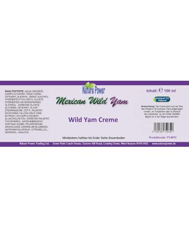 Mexican Wild Yam Cream | The Original Nature Power | 100ml | GMO-Free & Vegan Skin Care - Buy Online on GoSupps.com