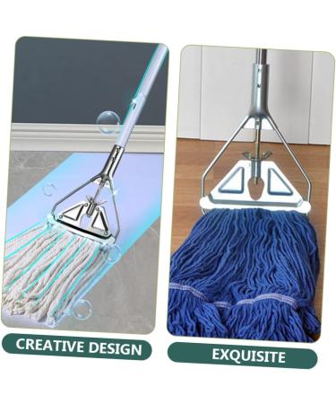 Zerodeko 2pcs Glass Cleaning Scraper Mop Disc Cover Cleaning Mop Squeegee for Window Cleaning Toy Lawn Mower Replacement Mop Base Mop Handle Bamboo Whip Wax Mop Iron Triangle 26X19cmx2pcs - Buy Online on GoSupps.com