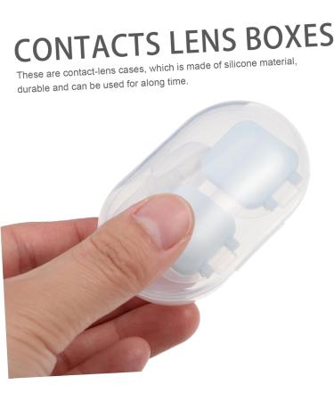 Buy Healvian 5 Sets Push Glasses Case & Contact Lens Container - Durable PP Holder for Travel - Shop Internationally! - Buy Online on GoSupps.com