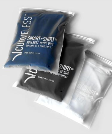 Men's Posture Corrector T-shirt | Anti Back Pain Compression Undershirt | Straightens Back & Shoulders | Blue Large-X-Large - Buy Online on GoSupps.com