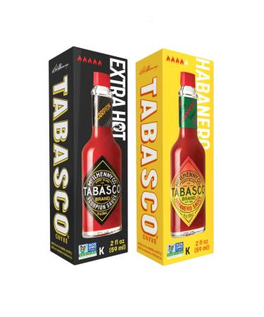 TABASCO Scorpion Sauce + Habanero Sauce (2 x 60 ml) The 2 strongest hot sauces in TABASCO!
