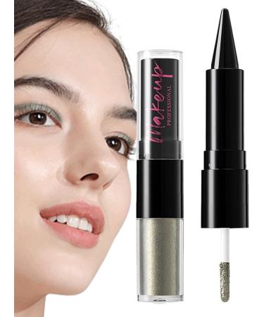  G n rique Narcescent Glitter Eyeliner - Dual Head Black Eyeliner Easy to Smudge Waterproof Combination Makeup Long-Lasting Shiny Eye Makeup Beauty Makeup for a - Buy Online on GoSupps.com