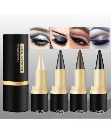 DERF Quickdrying eyeliner smudgeproof black eyeliner stick gel waterproof eye shadow for daily longlasting eye makeup black - Buy Online on GoSupps.com