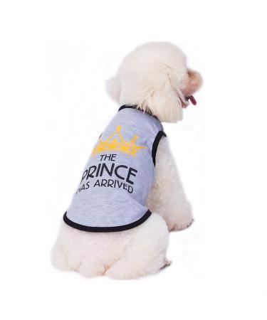 3-Pack Printed Dog Clothing - Princess & Prince T-Shirts for Small to Medium Dogs | Cute Pet Costumes (Blue XL) - Buy Online on GoSupps.com