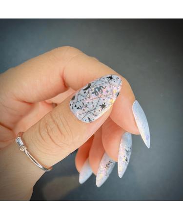 Shop Maniology Anesayart Celestial Tarot Stamping Plate - Cosmic Manicure with Cards & Crystals | International Shipping - Buy Online on GoSupps.com