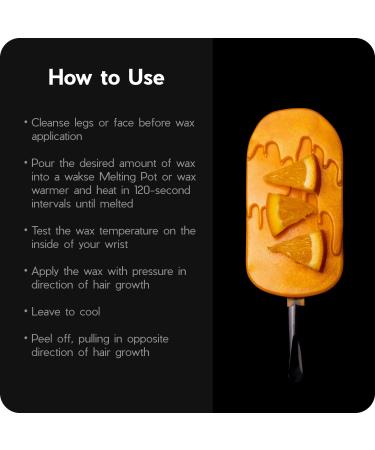 Buy Wakse Orange Cream Hard Wax Pop - Premium Hair Removal Wax for Smooth Skin | Fast International Shipping - Buy Online on GoSupps.com