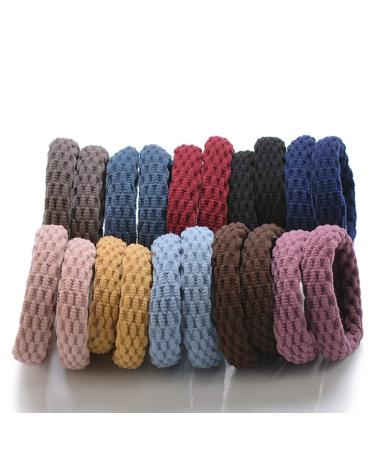 DAHI Hair Ties - 100pcs Elastic Ponytail Bands in 10 Colors | International Shipping - Buy Online on GoSupps.com