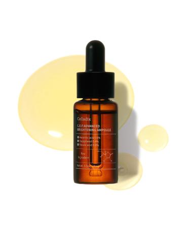 C.E.F Advanced Brightening Ampoule | Vitamin C E Ferulic Acid Serum | Facial Serum for Brightening and Hydration | 0.5 fl.oz / 15ml