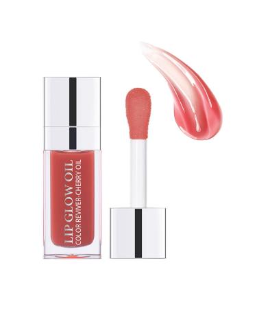 Hitburu Lip Oil Gloss Lip Makeup Non-Stick Formula Subtle Shine with a Sheer Liquid Lipstick that Locks in Moisture to Prevent Chapped Lips