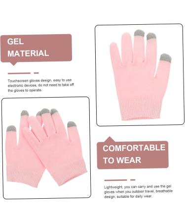 minkissy 1 Pair Pink Gloves Gel Hand Moisturizing Gloves Hand Lotion Gloves Hand Moisturizer Gloves Lotion Moisturizing Gloves Moisturizing Gloves for Women Cotton Ordinary Essential Oil 21x14cm Pink - Buy Online on GoSupps.com