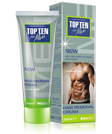 Hair removal Cream TOP TEN for Men with shea butter and apple juice extract