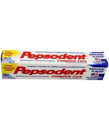 Pepsodent Complete Care Anticavity Fluoride Toothpaste Original Flavor - 6 oz Pack of 5 - Buy Online on GoSupps.com