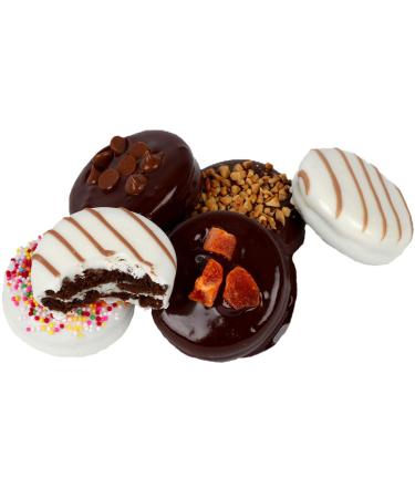 Hazel & Creme Chocolate Cookie Gift Box - Chocolate Covered Cookies Gift Basket - Gourmet Cookie Gift - Food Gift For Him Or Her (Large Box) 12 Count (Pack of 1) - Buy Online on GoSupps.com