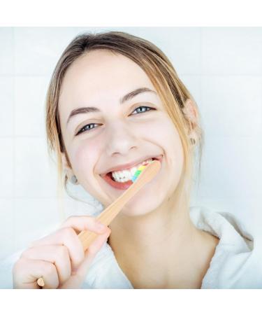 Beaupretty Bamboo Toothbrush Set - 6 Natural & Eco-Friendly Travel Toothbrushes for Adults & Kids - Perfect for Camping Hotels & Travel - Buy Online on GoSupps.com