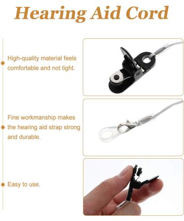 iPlusmile Hearing Aids Clip with Anti-Lost Lanyard - Holder Straps for Adults & Seniors - Buy Online on GoSupps.com