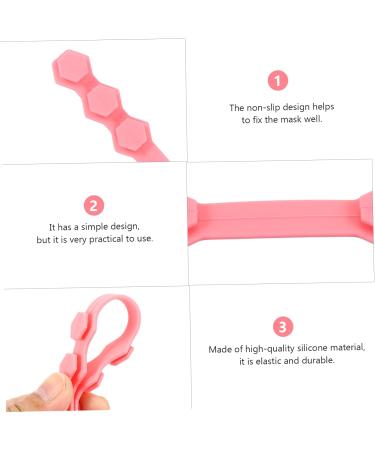 Beaupretty 20 Pack Silicone Mask Hooks & Ear Protectors - Comfortable Extension Buckles for Masks Earrings & More - 14.7x1.9cm - Buy Online on GoSupps.com