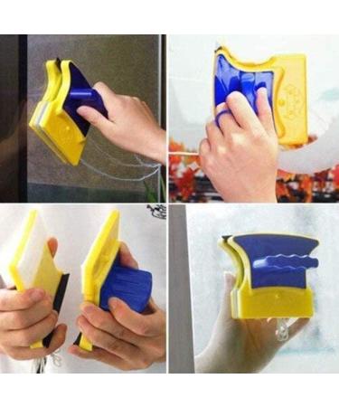 JOHQNVIGP Double-Sided Magnetic Window Cleaner Wiper Brush Useful Glass Surface Cleaning Tool Cleaner - Buy Online on GoSupps.com