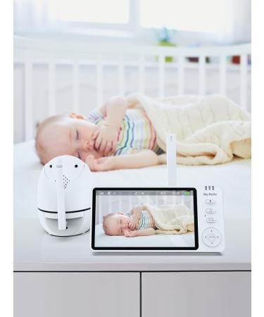 Vsifehso Babyphone with Camera - 5 Baby Monitor 720p Two-Way Audio Night Vision Temperature Monitoring Lullaby Alarm - International Shipping Available - Buy Online on GoSupps.com