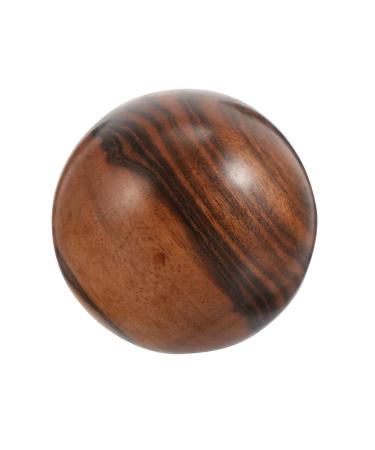 Frcolor 2st Fitness-Golfer turns the ball massage balls for older people Massage balls made of wooden training ball for the hand massage ball with natural texture ebony Hugo Handheld 5.10x5.00cm brown