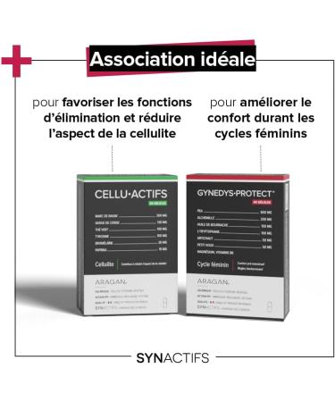 ARAGAN Synactive Circactives Pack of 3 | Food Supplement Circulation Heavy Legs | Red Vine Grape Lemon Selenium Essential Oil | 90 Capsules | 2 Months Taken Made in France - Buy Online on GoSupps.com
