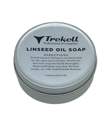 Trekell Linseed Oil Paint Brush Cleaner - Solvent Free Oil Paint Brush Cleaner - Oil Brush Cleaner  Paintbrush Cleaner - Oil Paint Cleaner & Artist Brush Soap  4oz  - Buy Online on GoSupps.com