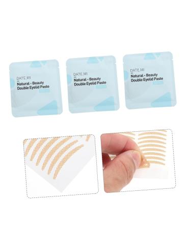 FRCOLOR 3 Sets Double Eyelid Sticker Eye Makeup Supplies Eyelid Strips Double Eyelid Tape No Patch 8.2X7.5X0.1CM Blue - Buy Online on GoSupps.com