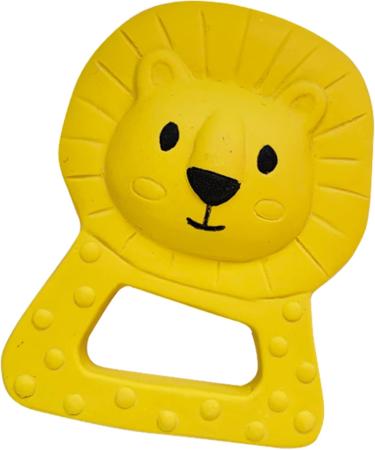 SES Creative Teething Ring Lou the Lion - 100% Natural Rubber | Safe & Multi-Color Baby Toy | International Shipping Available - Buy Online on GoSupps.com
