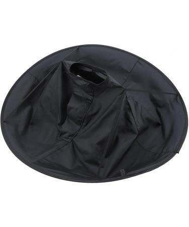ANGGREK Adult Barber Hair Cutting Umbrella Cape - Black Hairdressing Gown for Salon & Home Stylists - Buy Online on GoSupps.com