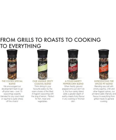 Epicure 4 Freshly Ground Seasoning Grinders Mix Pack - Buy Online on GoSupps.com