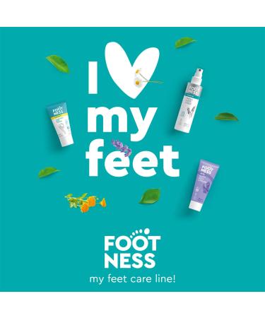 FOOTNESS Soft Deo Foot Cream - 3 in 1 Moisturizer for Silky Soft Deodorized Feet - 75 ml - Buy Online on GoSupps.com