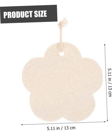  Healeved Healeved Flower-shaped cotton loofah fun bath sponges body wash sponge loofah sponge shower gel bathroom accessories scrubbing bath loofah scrubber bath loofah body scrubber luffa - Buy Online on GoSupps.com