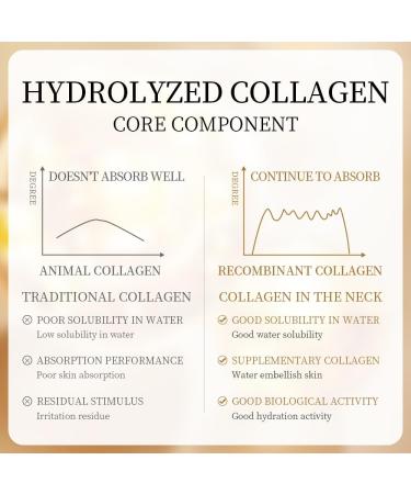 SADOER Golden Collagen Neck Mask Neck Wrinkle Pads Refreshing Moisturizing and Fading Fine Lines 5 Pairs - Buy Online on GoSupps.com