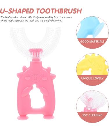 Healvian 12 STK U-Shaped Toothbrush for Children - Toddler Teeth Cleaning Tool & Baby Oral Care - Buy Online on GoSupps.com