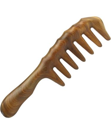 Comb Hair Removal Beard Combing Black Curly Hair wooden comb - Buy Online on GoSupps.com